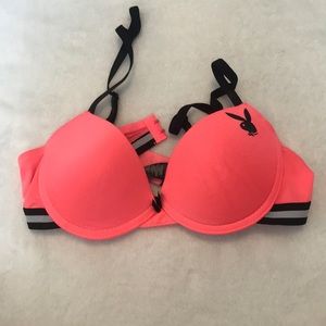 Playboy hot pink bra